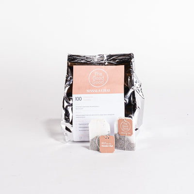 String & Tag - Organic Masala Chai - 100 Recyclable Tea Bags - The Good Good Australia